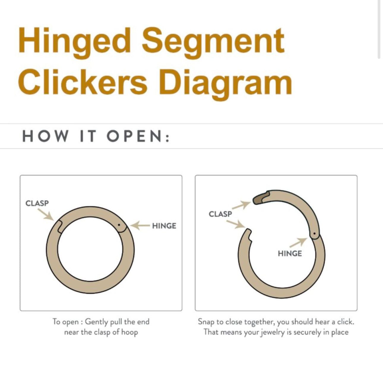 14Kt Gold Alternating Round & Princess Cut Prong Set Gem Front Facing Clicker | emraled septum piercing | gold septum piercing | gold daith