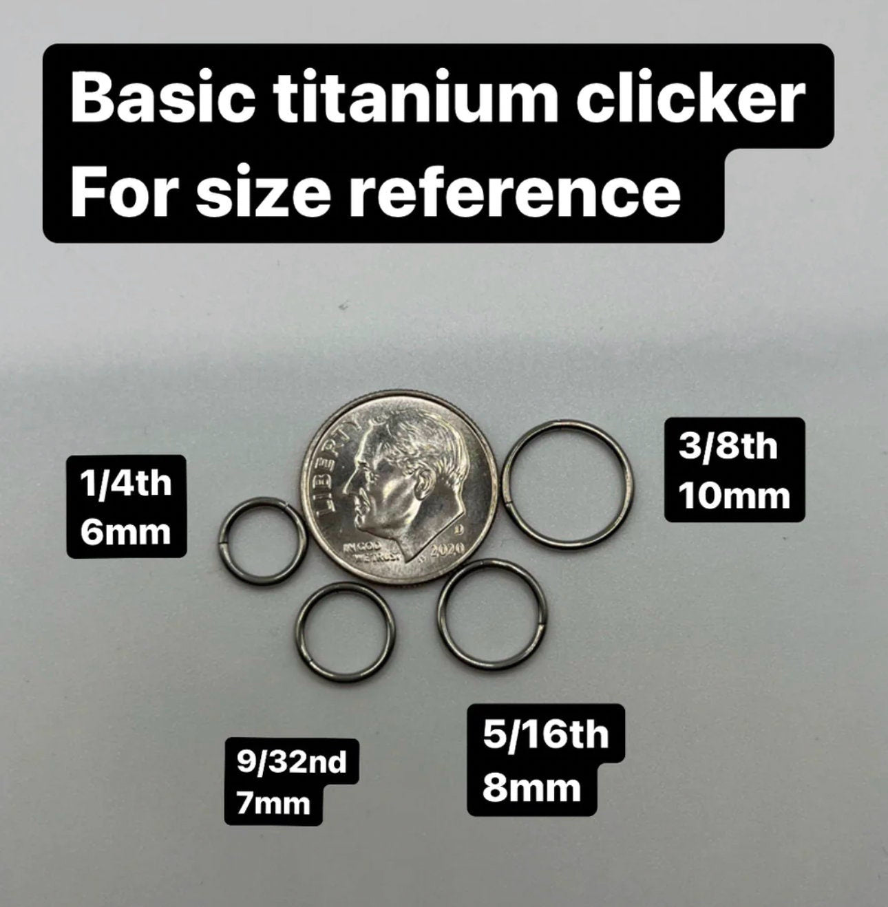 Titanium hinged segment clicker | nose ring | nostril hoop | seamless ring | ear hoop | daith hoop | nickel free