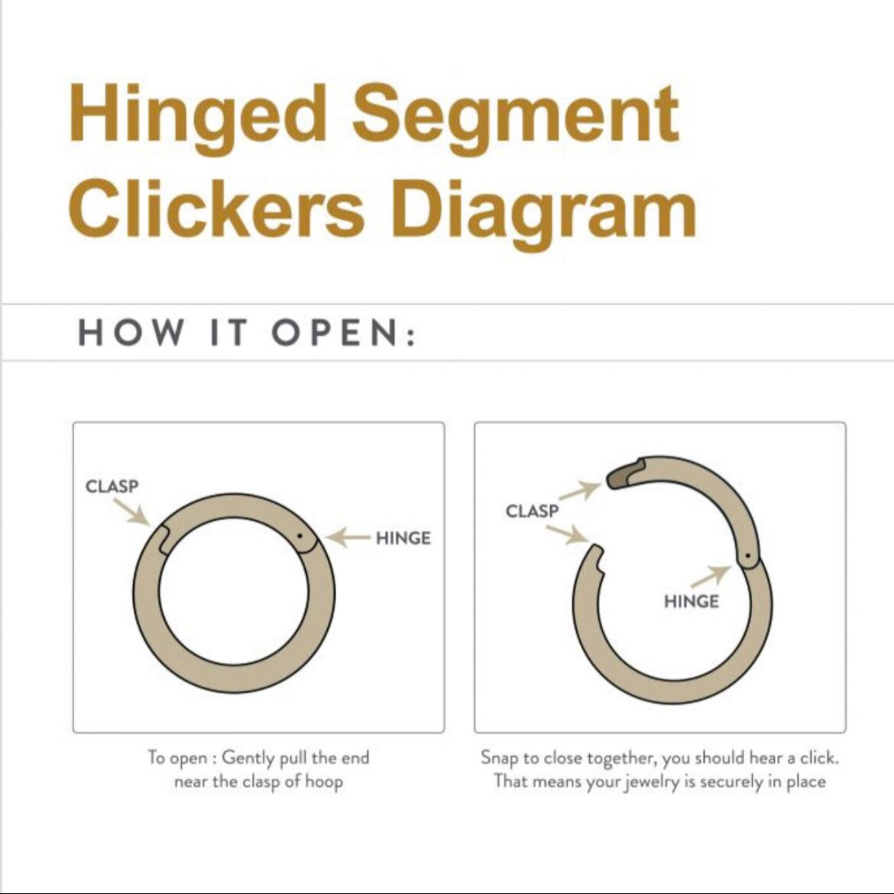 hammered titanium clicker | septum piercing | daith pierceing | hammered metal | septum ring | minimalist | daith ring | 16 gauge | 8mm